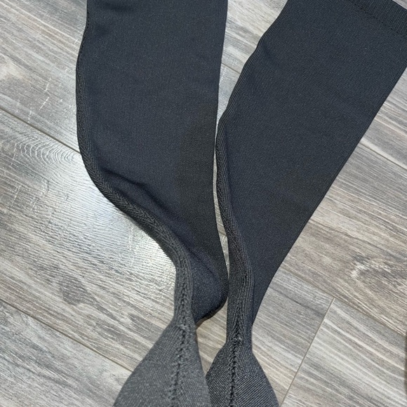 Women’s Sock black tall heeled boots. Size 38 - Picture 7 of 11